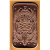 Image 2 : 1 OUNCE COPPER BAR -  .999 FINE - US SAINT GAUDENS COIN DESIGN