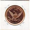Image 2 : 1 OUNCE COPPER  -  .999 FINE - DINOSAURS - STEGOSAURUS