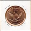 Image 2 : 1 OUNCE COPPER -  .999 FINE - AFRICAN WILDLIFE - RHINOCEROS