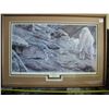Image 1 : 1997 DUCKS UNLIMITED FRAMED PRINT - "ATHABASCA SPRING" by Darren Haley - 32  X 23  inches