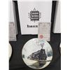 Image 3 : (3) Collection of three commemorative plates from the "Canadian National Railways Steam" (Christian 