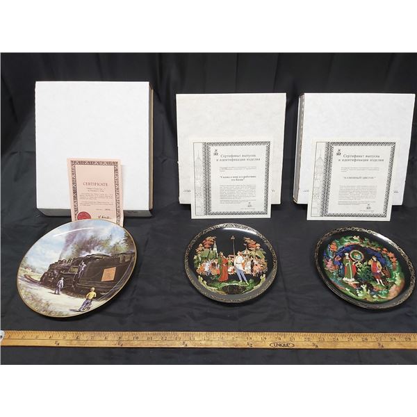 (3) Collection of decorative collector plates
