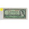 Image 1 : 1954 Canadian One Dollar.