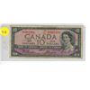 Image 1 : 1954 Canadian Ten Dollar.