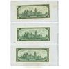 Image 2 : (3) 1967 Canadian One Dollars