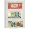 Image 9 : Binder of Foreign Currency. (Total 18 Banknotes)