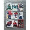 Image 1 : Assorted Jersey Cards - 1 Sheet (9 Hockey Cards)