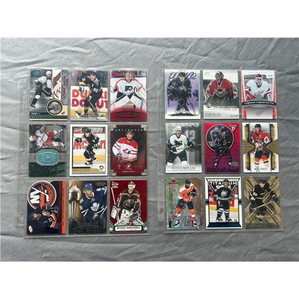 Serial Numbered Insert Cards - 2 Sheets (18 Cards)