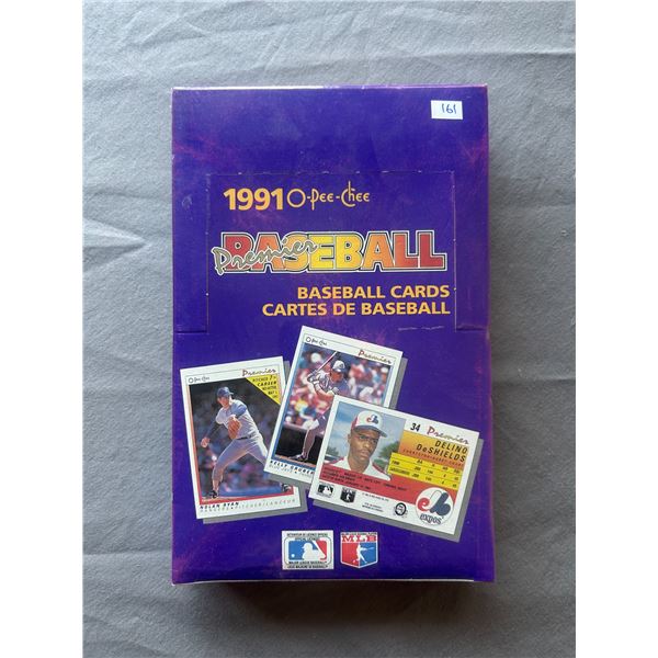 1991 Factory Sealed OPC Baseball Card Box