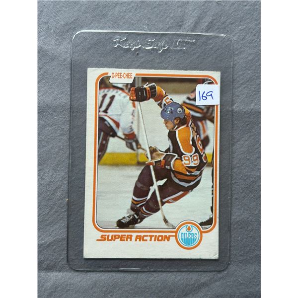 Wayne Gretzky - 1980-81 In Action - Hockey Card