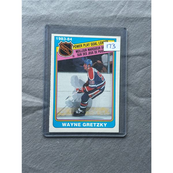 Wayne Gretzky - 1983-84 Power Play Goal Leader - Hockey Card