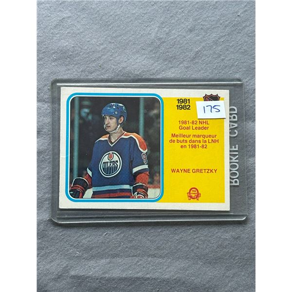 Wayne Gretzky - 1981-82 Goal Leader - Hockey Card