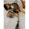Image 2 : Copper kettles & wind chime.
