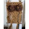 Image 2 : Owl group. Macrame, ceramic & metal.
