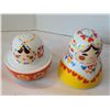 Image 3 : Matryoshka S&P shakers, blue glass egg cups, egg trinket boxes & Ukrainian eggs.