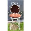Image 3 : Vintage wrought iron vanity chair. Excellent condition.