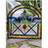 Image 2 : Matching stained glass window top to #269  23.5” X 23.5”