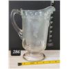 Image 1 : Antique Westmoreland 1893+ water pitcher. Known as shell & jewel pattern.
