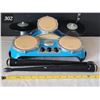 Image 1 : Little Tykes drum set & musical drum sticks.