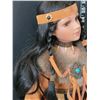 Image 3 : Sabre, hand crafted porcelain Native American girl in traditional dress.