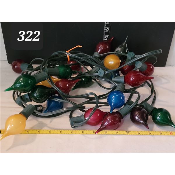 Older, Unique seasonal light string. Working.