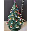 Image 2 : 10” tall ceramic, lighted holiday tree.