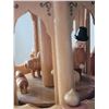 Image 12 : Rare, vintage, wooden 5 tier German Traditional Pyramid. Nativity scene Christmas carousel.
