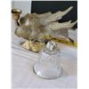Image 5 : Brass angel candle holders.