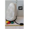 Image 1 : Salt rock lamp with bulbs for colour effects.