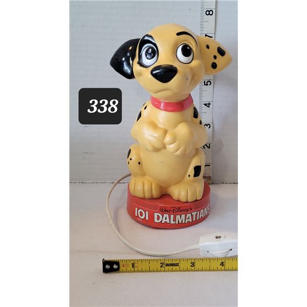 Vintage Disney 101 Dalmatian night lamp. Made in Macau