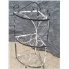 Image 2 : Wrought iron Corner shelf. 36” tall at the back.