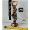Image 1 : Bronze replica of Manneken Pis statue. Bottle opener, corkscrew. (Brussels, Belgium)