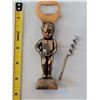Image 3 : Bronze replica of Manneken Pis statue. Bottle opener, corkscrew. (Brussels, Belgium)