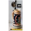 Image 1 : Vintage stoneware, German musical lidded beer stein. Tankard Auf Wiedersehn.