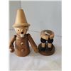 Image 2 : Incense burners & sticks. Green man stick burner & vintage wooden Norwegian cone burner.