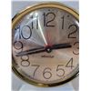 Image 2 : Westclox wind up alarm clock & wood electric clock with storage compartment.