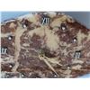 Image 2 : Polished Jasper stone wall clock.