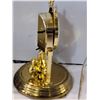 Image 5 : Vintage brass self wind dome mantle clock. Battery operated dome clock. Both from West Germany.