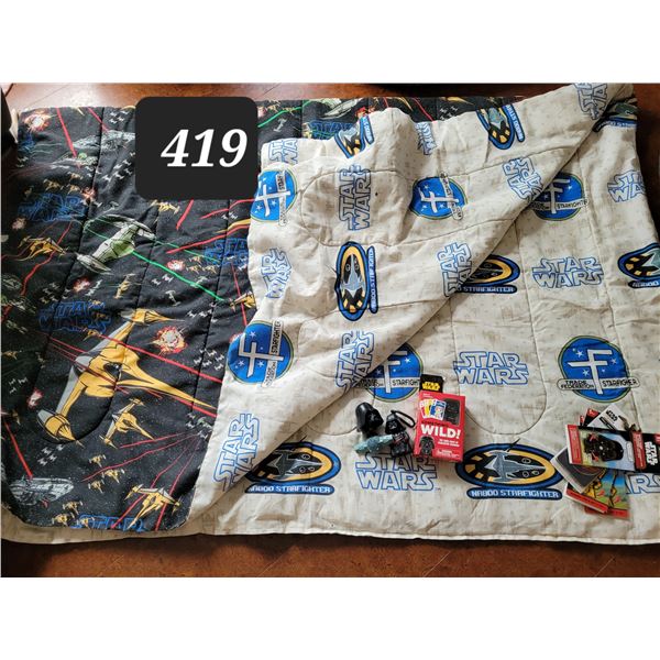 Star Wars quilt, game, toys & air fresheners