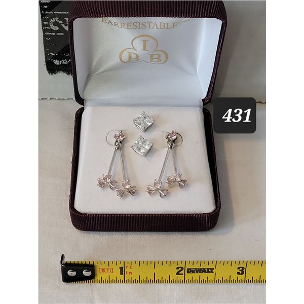 925 silver earrings.