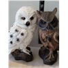 Image 2 : Owl lot. Figures, candle & tealight owls