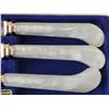 Image 5 : 1950's-'60's Glo-hill Celebration carving set. Gold plated handle accents & pearlized handles. (Cana