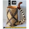 Image 1 : Vtg. Diamond back rattle snake American Legacy mug. Snake head inside.