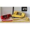 Image 1 : Vintage corded telephones.