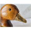Image 2 : Rare hand carved wood duck with a brass bill.