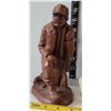 Image 3 : 1991 Wetherbee Carved hunter figure & 3 ducks