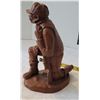 Image 4 : 1991 Wetherbee Carved hunter figure & 3 ducks
