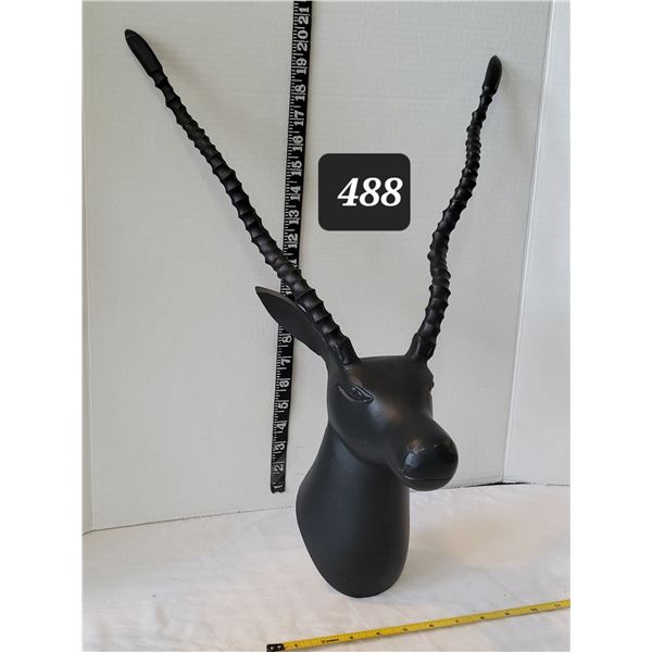 Metal Antelope/ gazelle head. Wall mount.