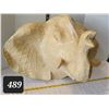 Image 1 : Large original paper mache elephant head.wall decor, handmade in Haiti.