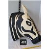 Image 1 : Zebra head paper mache wall decor. Handmade in Haiti.
